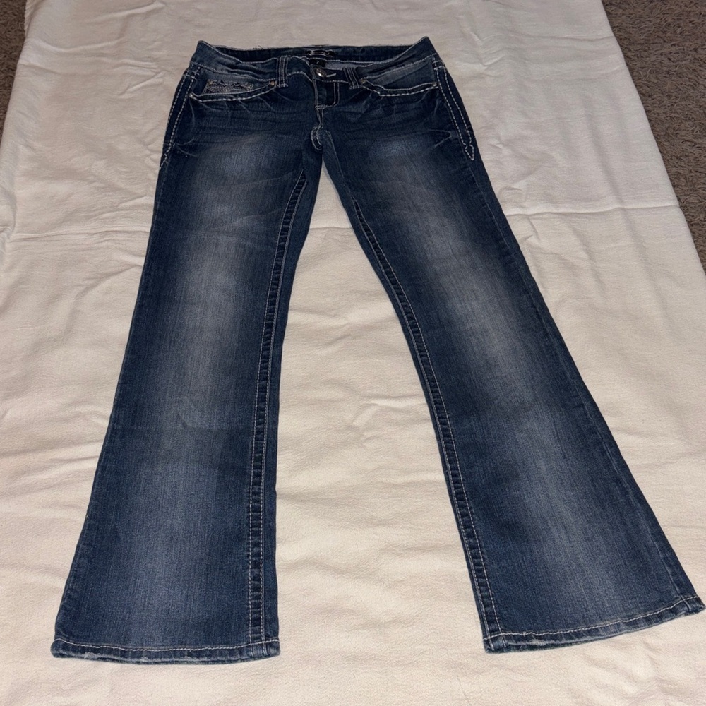 Soundgirl Dark Blue Boot Cut Jeans women’s